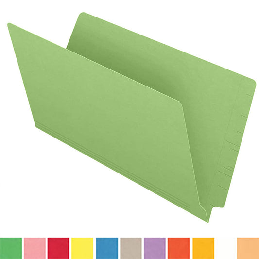 14 pt Color Folders, Full Cut 2-Ply End Tab, Legal Size (Box of 50)