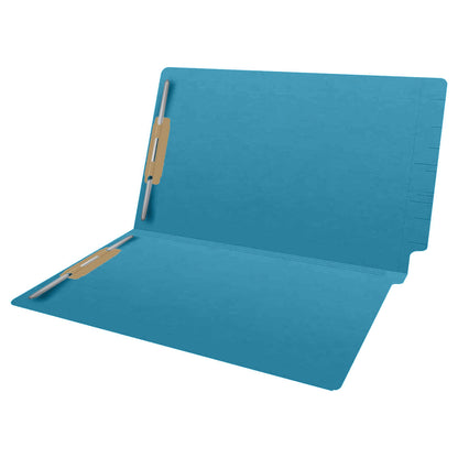 14 pt Color Folders, Full Cut 2-Ply End Tab, Legal Size, Fastener Pos #1 & #3 (Box of 50)