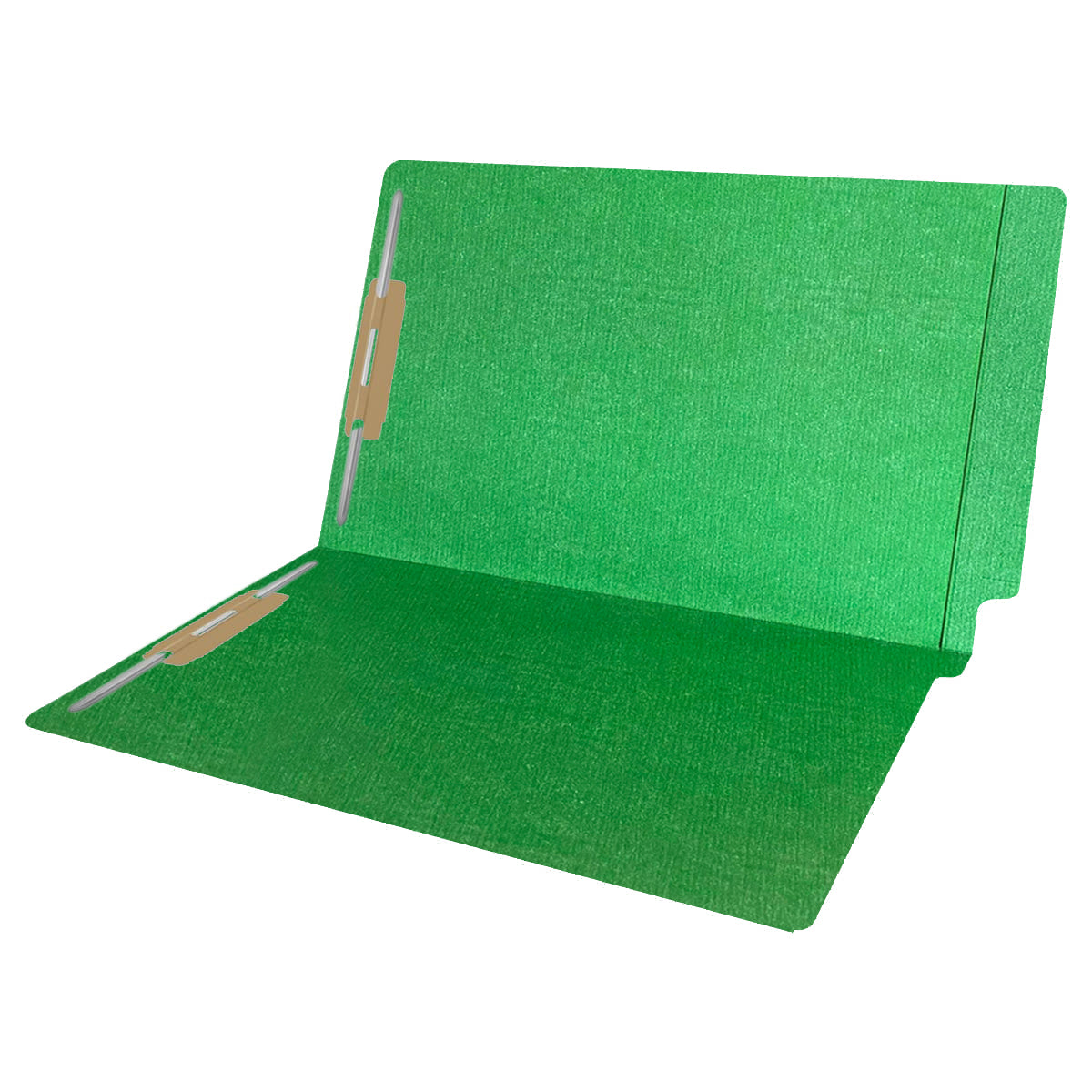14 pt Color Folders, Full Cut 2-Ply End Tab, Legal Size, Fastener Pos #1 & #3 (Box of 50)