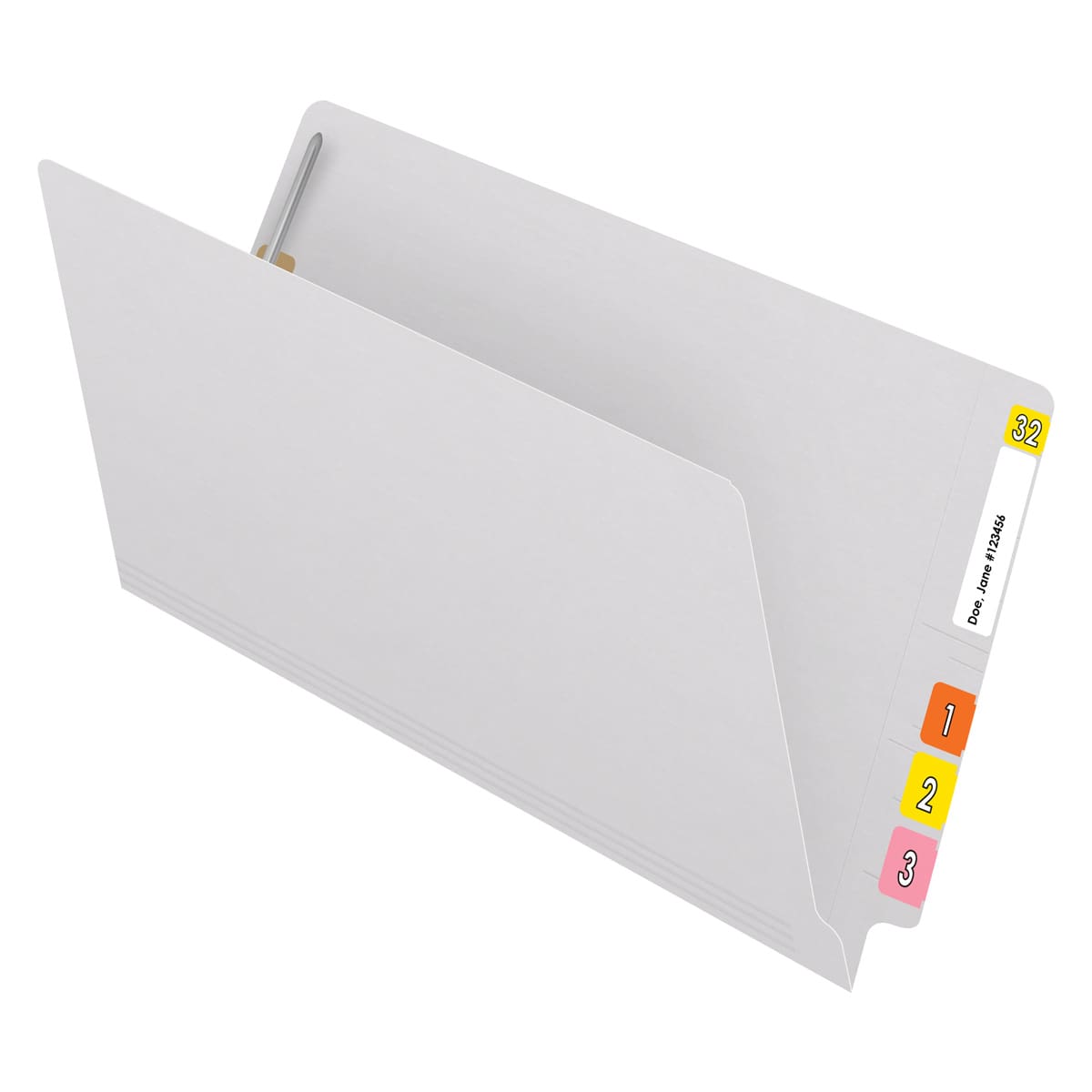 14 pt Color Folders, Full Cut 2-Ply End Tab, Legal Size, Fastener Pos #1 & #3 (Box of 50)