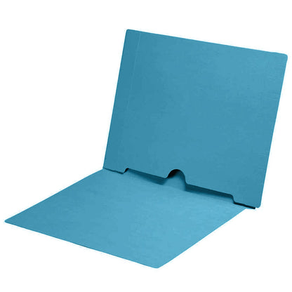 11 pt Color Folders, Letter Size End Tab Folder with Full Pocket on Inside Back Open Towards Spine (Box of 50)
