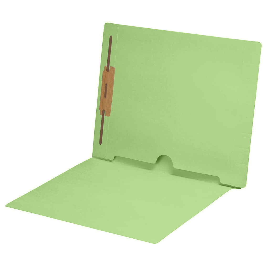 11 pt Color Folders,Letter Size End Tab Folder with Full Pocket on Inside Back Open Towards Spine, Fastener Pos #1 (Box of 50)