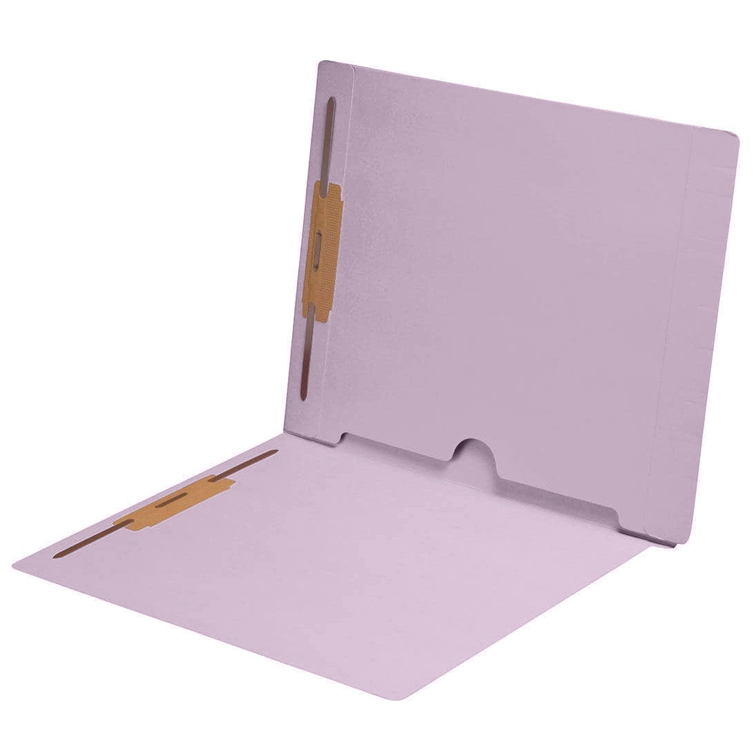 11 pt Color Folders, Letter Size End Tab Folder with Full Pocket on Inside Back Open Towards Spine, Fasteners Pos #1 & #3 (Box of 50)
