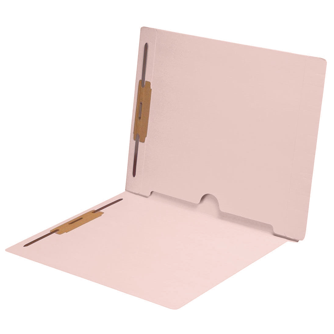 11 pt Color Folders, Letter Size End Tab Folder with Full Pocket on Inside Back Open Towards Spine, Fasteners Pos #1 & #3 (Box of 50)