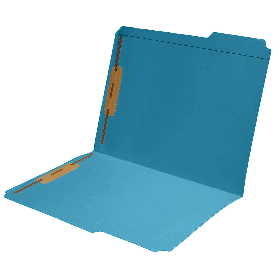 11 PT Color Folders, 1/3 Cut Assorted Reinforced Top Tab, Letter Size, Fastener Pos #1 and #3 (Box of 50)