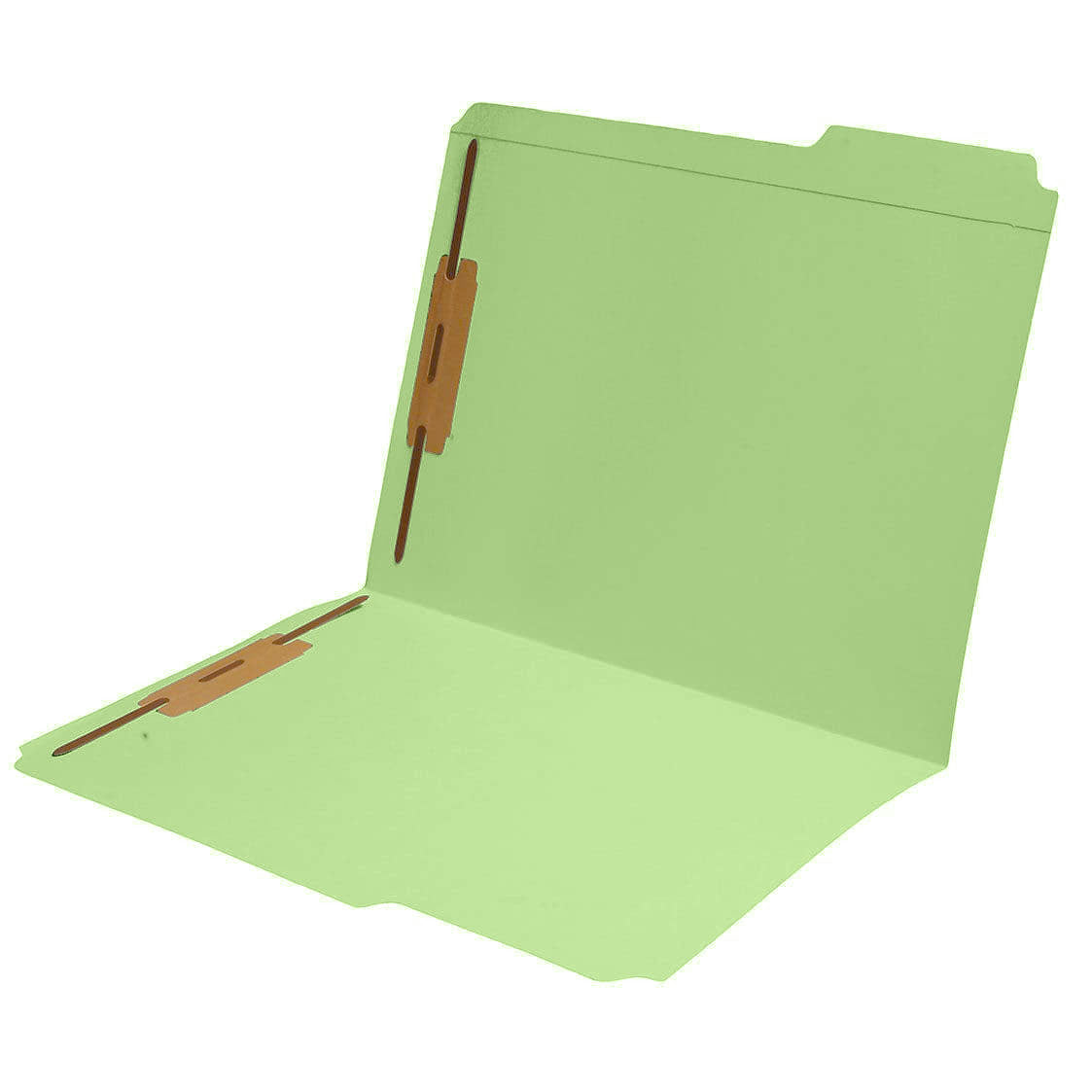 11 PT Color Folders, 1/3 Cut Assorted Reinforced Top Tab, Letter Size, Fastener Pos #1 and #3 (Box of 50)