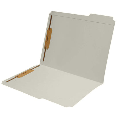 11 PT Color Folders, 1/3 Cut Assorted Reinforced Top Tab, Letter Size, Fastener Pos #1 and #3 (Box of 50)
