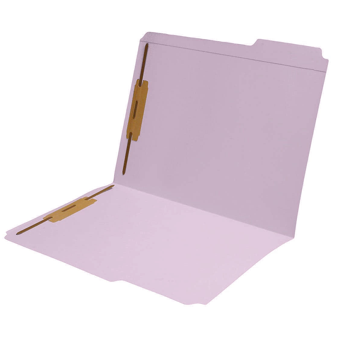 11 PT Color Folders, 1/3 Cut Assorted Reinforced Top Tab, Letter Size, Fastener Pos #1 and #3 (Box of 50)