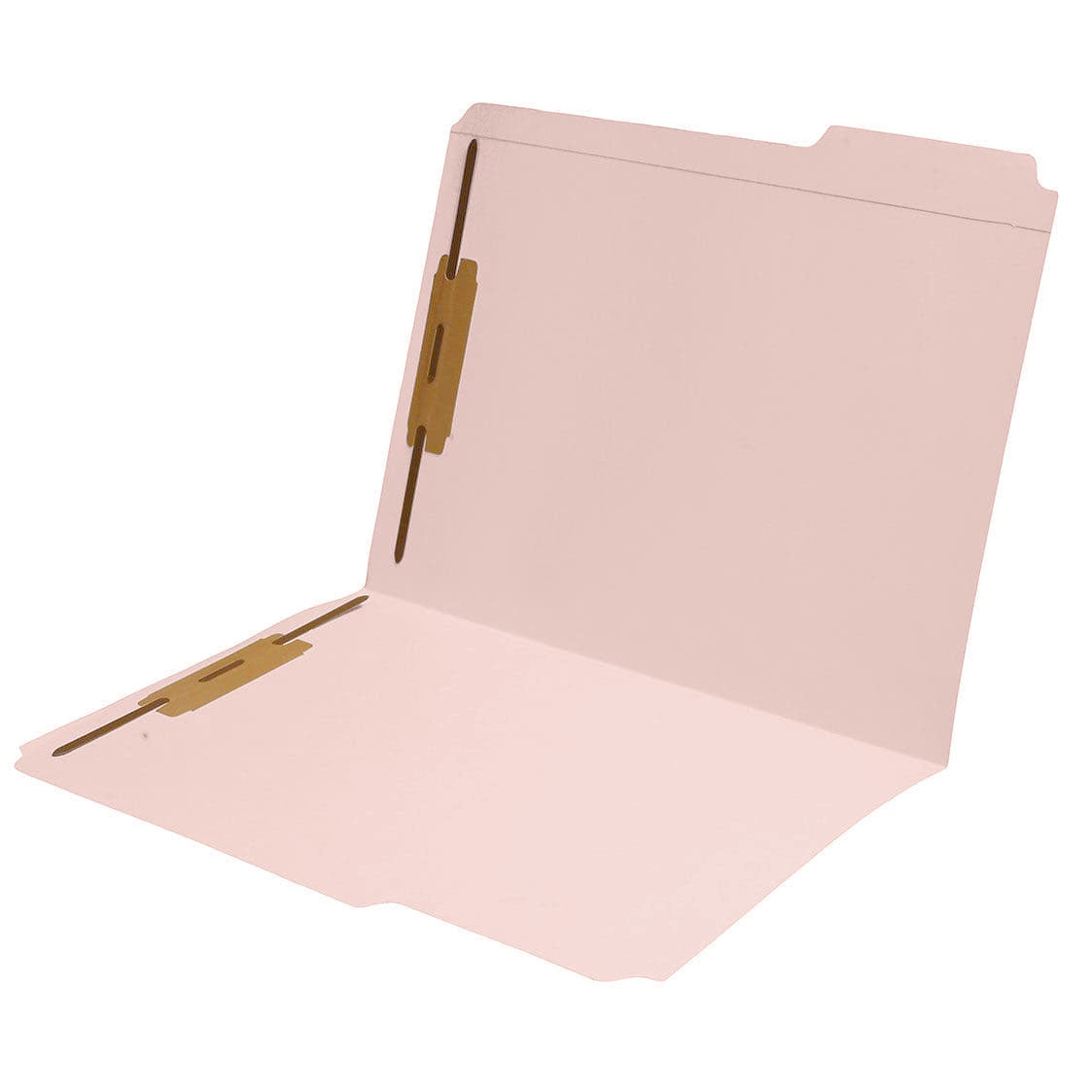 11 PT Color Folders, 1/3 Cut Assorted Reinforced Top Tab, Letter Size, Fastener Pos #1 and #3 (Box of 50)