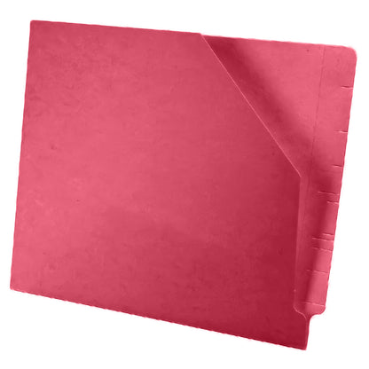 11 pt Color Pocket, Full Cut End Tab, Letter Size, Slant Cut Front (Box of 100)