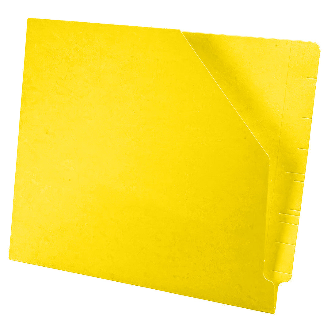 11 pt Color Pocket, Full Cut End Tab, Letter Size, Slant Cut Front (Box of 100)