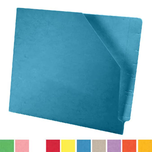 11 pt Color Pocket, Full Cut End Tab, Letter Size, Slant Cut Front (Box of 100)