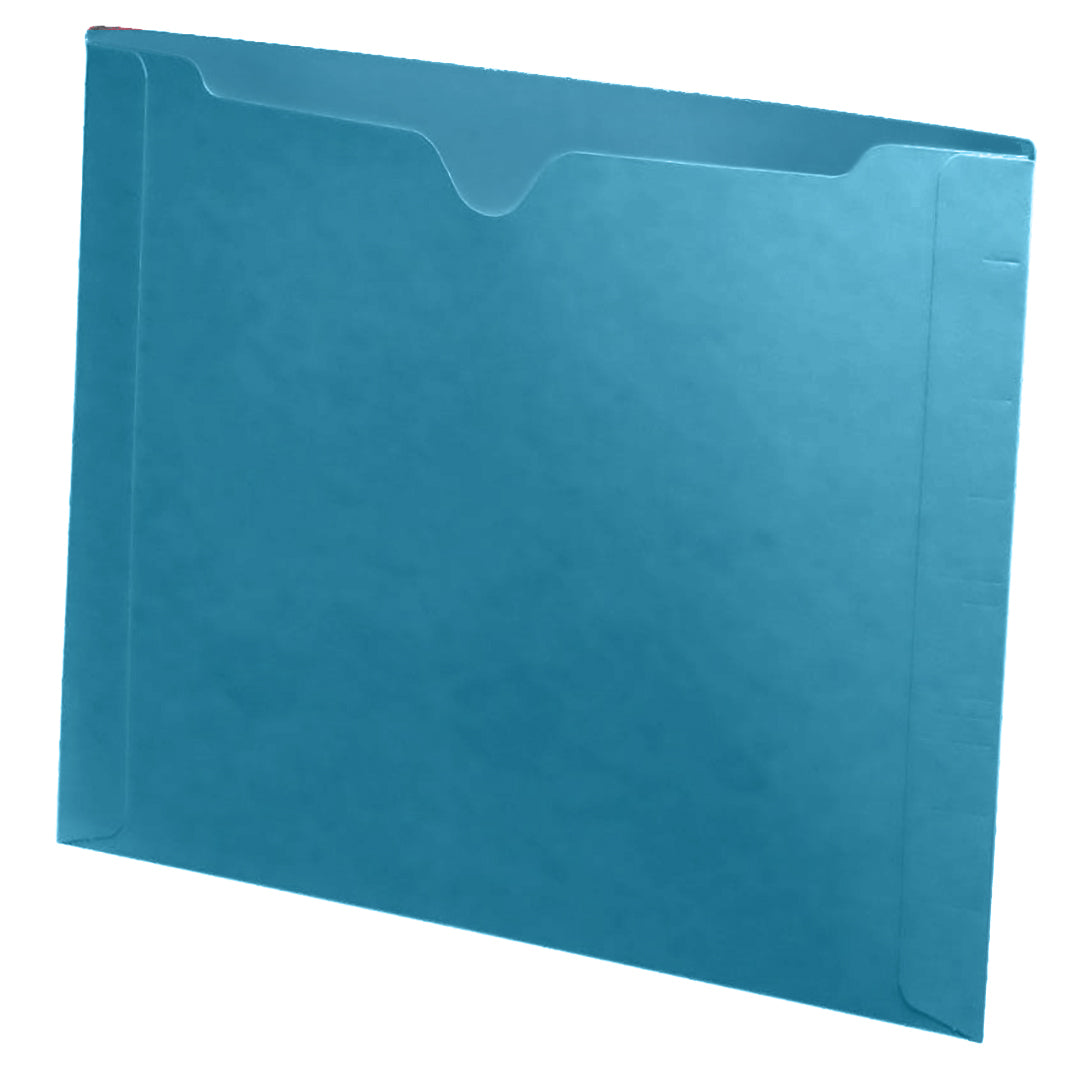 11 pt Color End Tab Pocket, Letter Size (Box of 50)