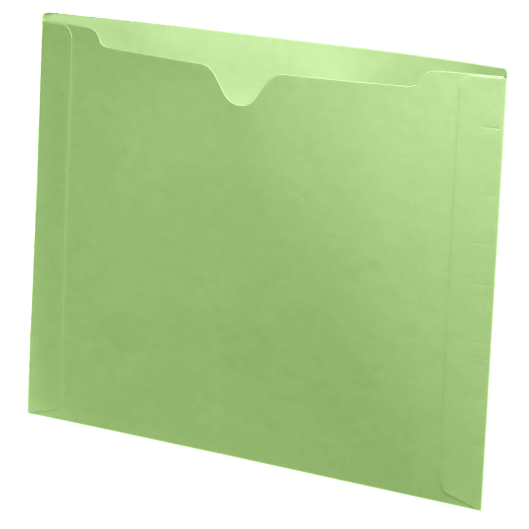 11 pt Color End Tab Pocket, Letter Size (Box of 50)