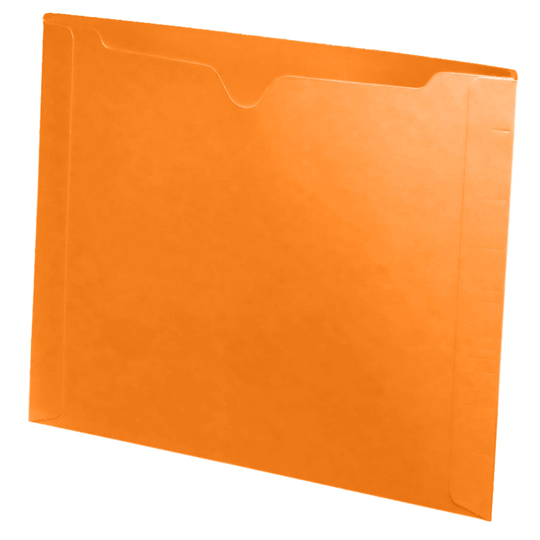 11 pt Color End Tab Pocket, Letter Size (Box of 50)