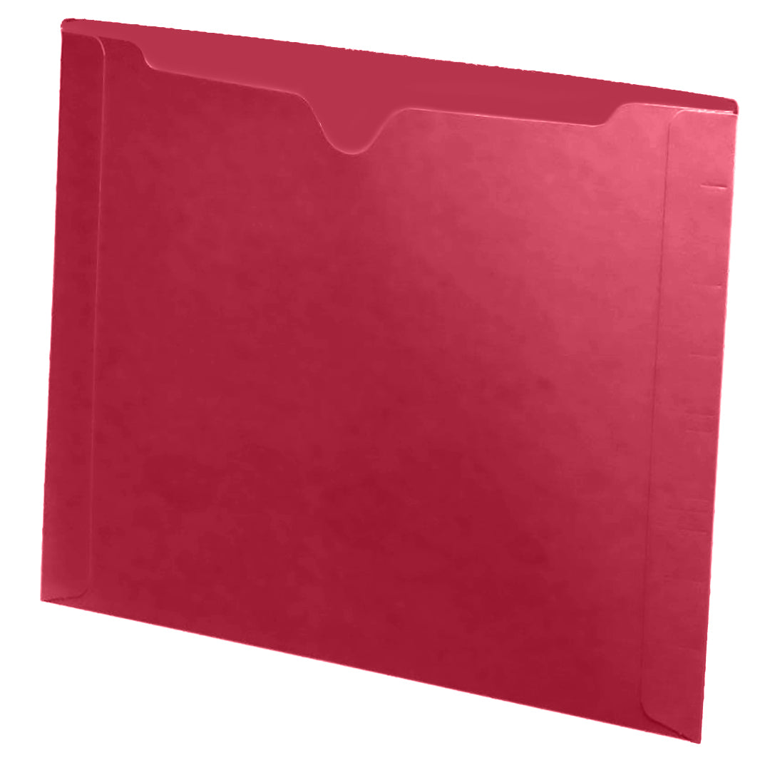 11 pt Color End Tab Pocket, Letter Size (Box of 50)