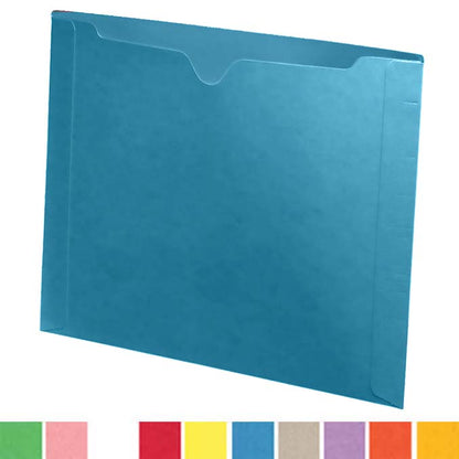 11 pt Color End Tab Pocket, Letter Size (Box of 50)