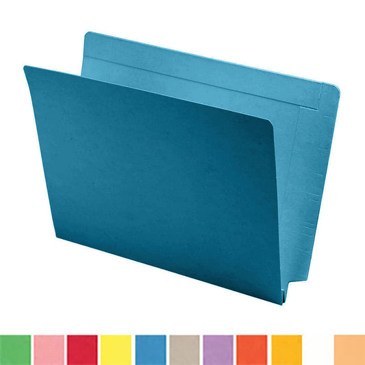 14 pt Color Folders, Reinforced Top and End Tab, Letter Size, 1-1/2" Expansion (Box of 50)