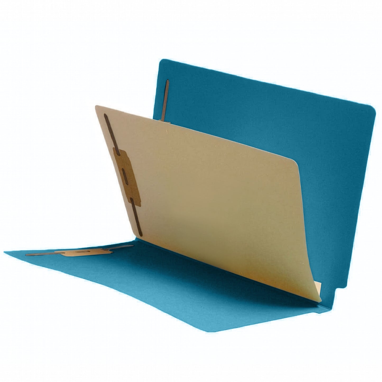 11 Pt. Color Folders, Full Cut End Tab, Letter Size, 1 Divider (Box of 40)