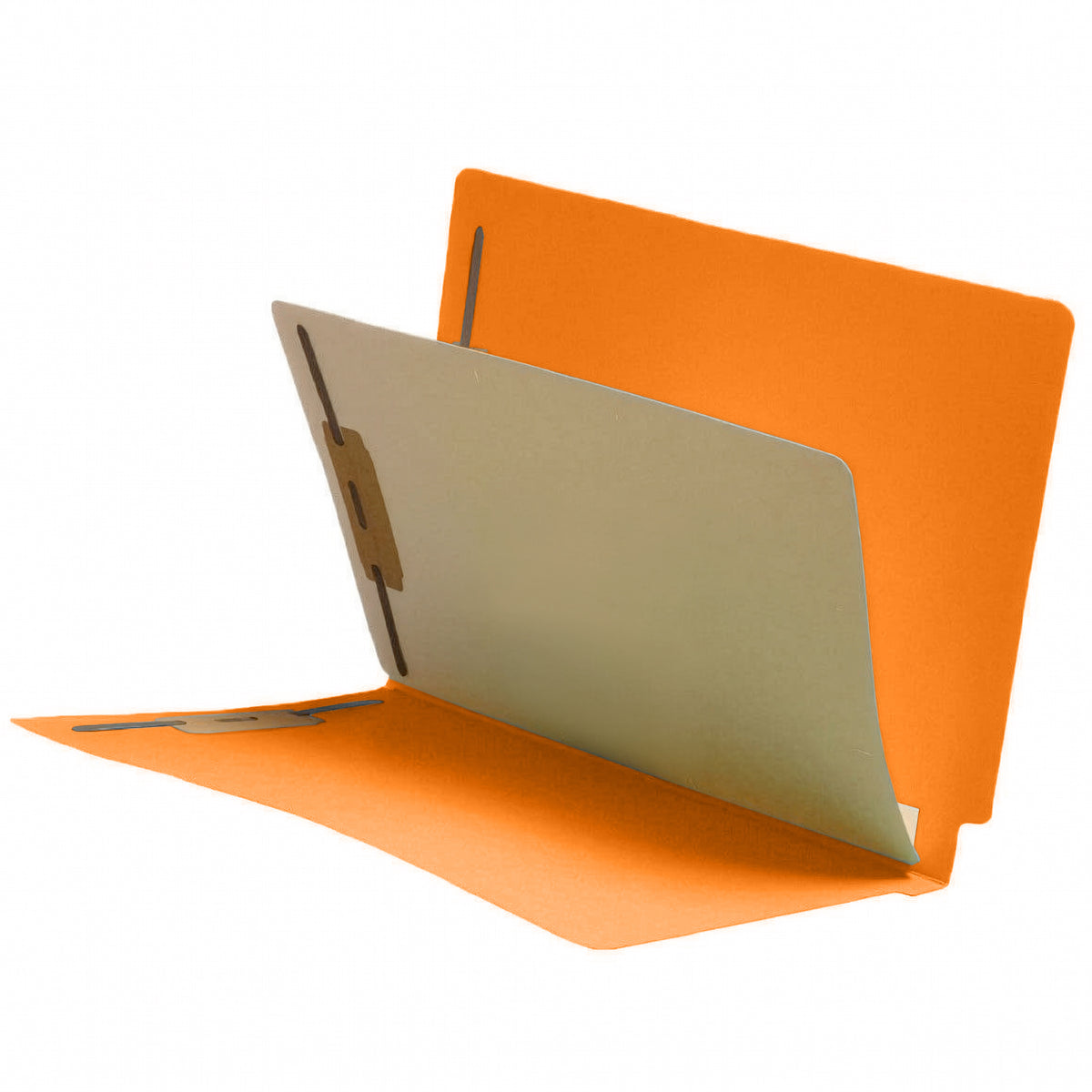 11 Pt. Color Folders, Full Cut End Tab, Letter Size, 1 Divider (Box of 40)
