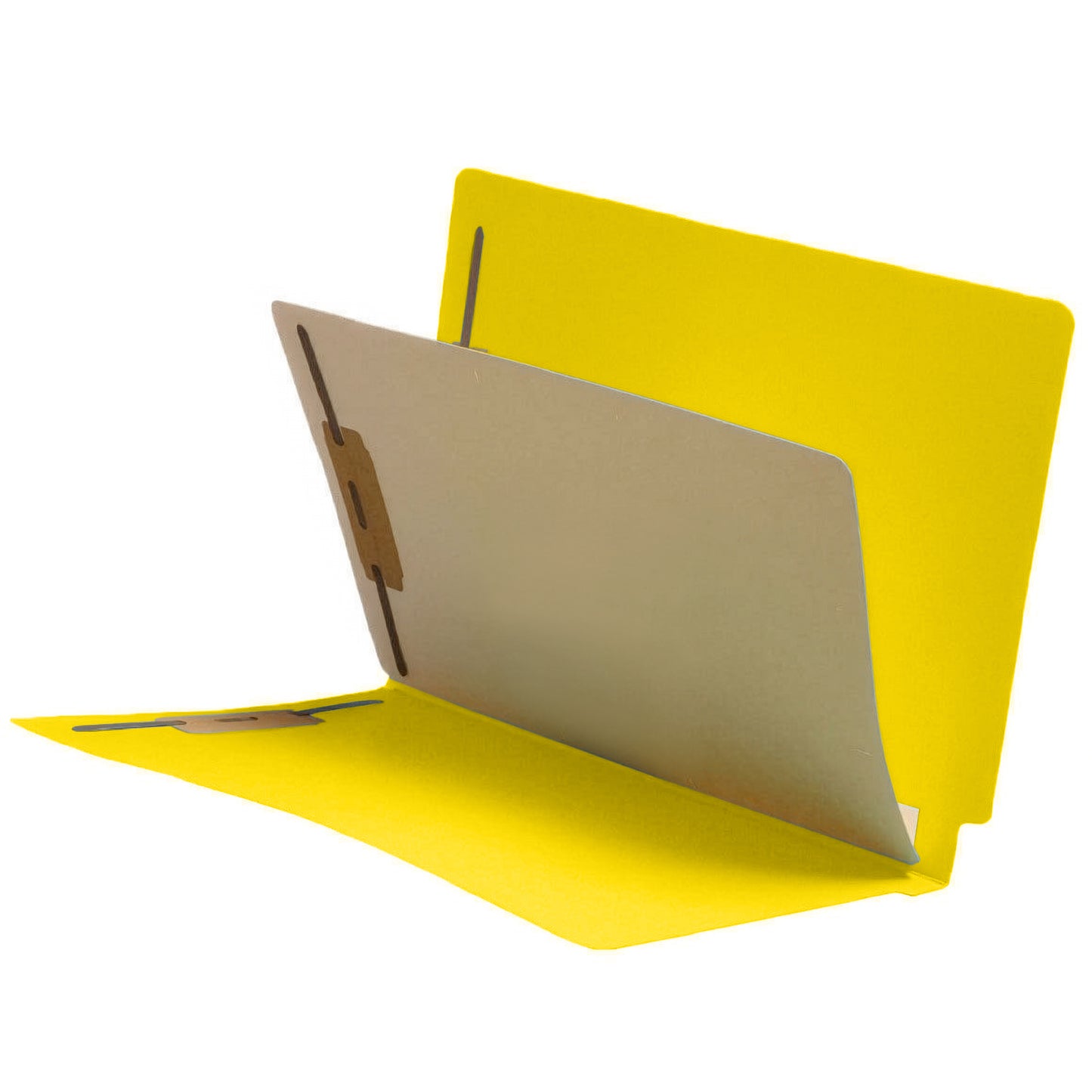 11 Pt. Color Folders, Full Cut End Tab, Letter Size, 1 Divider (Box of 40)