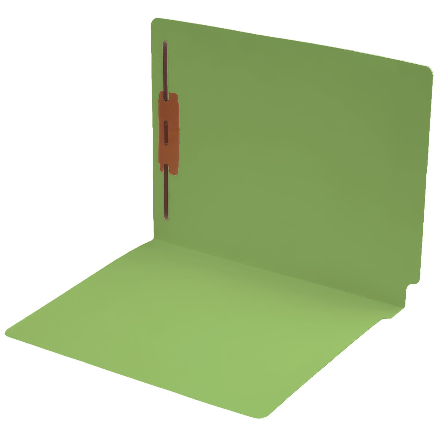 11 pt Color Folders, Full Cut 2-Ply End Tab, Letter Size, Fastener Pos #1 (Box of 50)