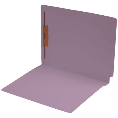 11 pt Color Folders, Full Cut 2-Ply End Tab, Letter Size, Fastener Pos #1 (Box of 50)