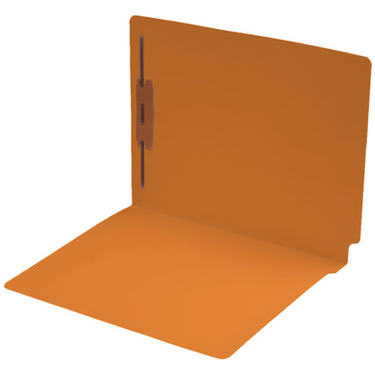 11 pt Color Folders, Full Cut 2-Ply End Tab, Letter Size, Fastener Pos #1 (Box of 50)