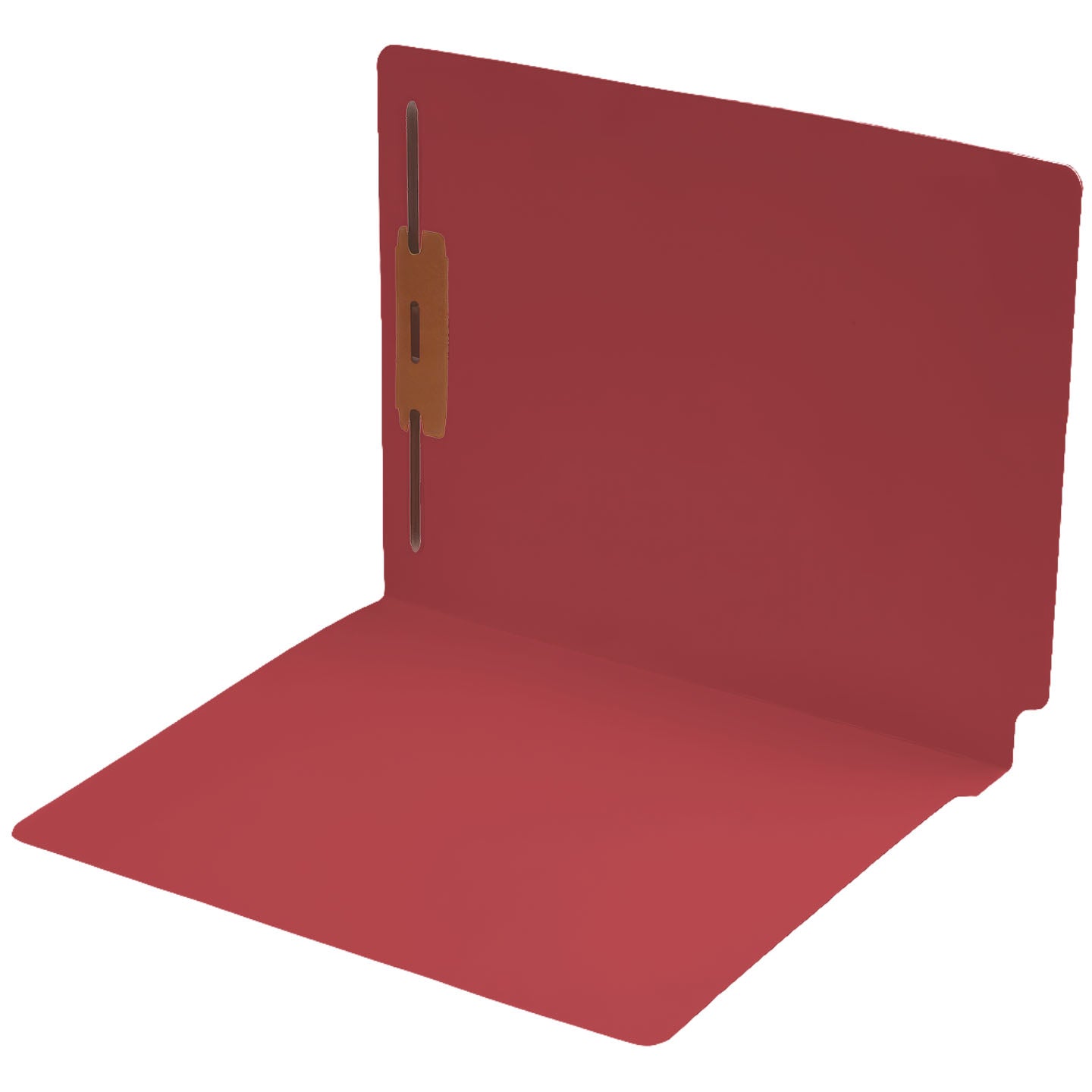 11 pt Color Folders, Full Cut 2-Ply End Tab, Letter Size, Fastener Pos #1 (Box of 50)