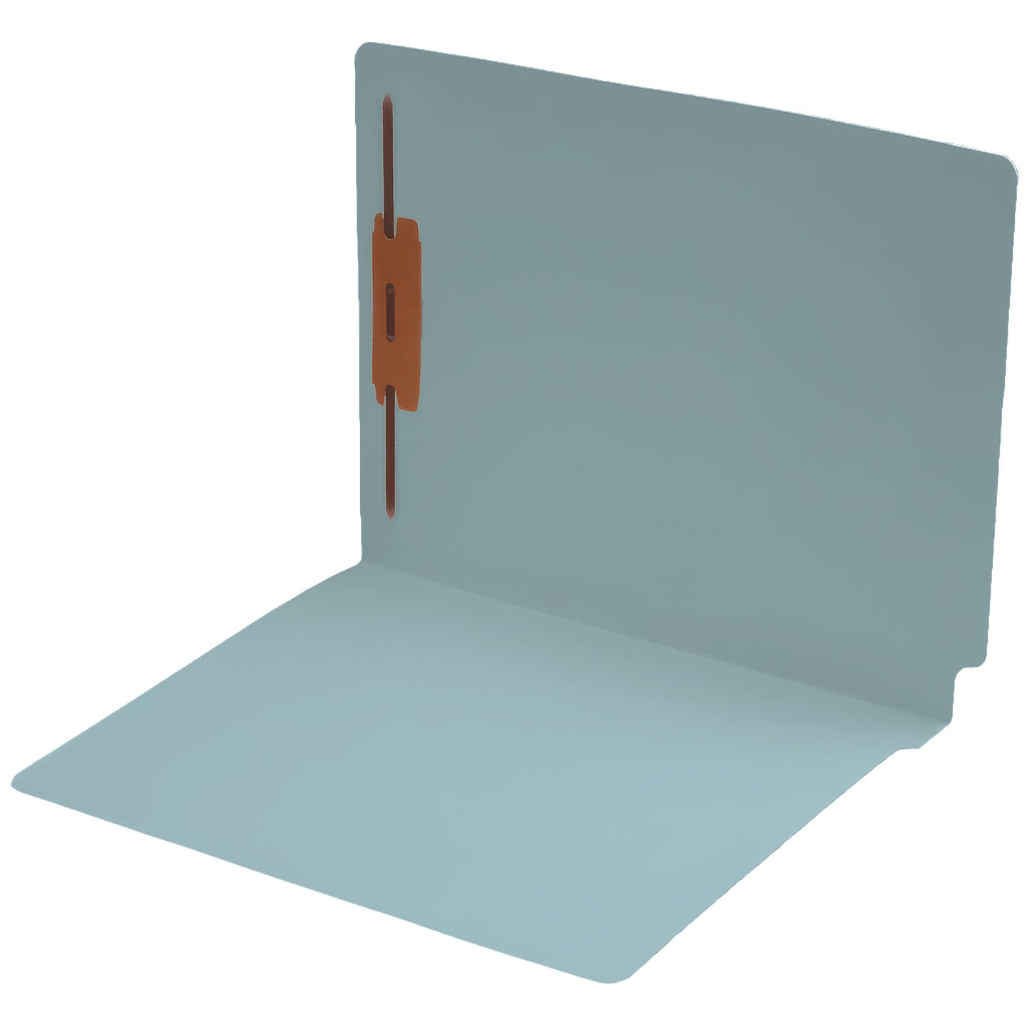 11 pt Color Folders, Full Cut 2-Ply End Tab, Letter Size, Fastener Pos #1 (Box of 50)