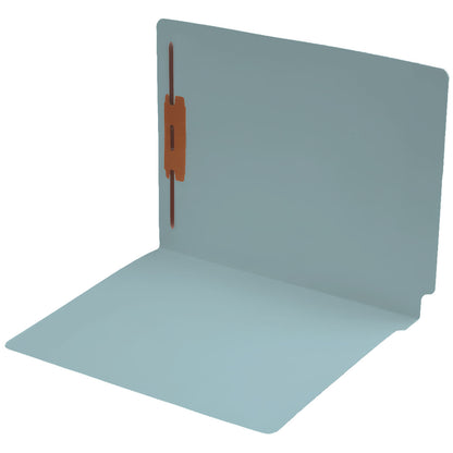 11 pt Color Folders, Full Cut 2-Ply End Tab, Letter Size, Fastener Pos #1 (Box of 50)