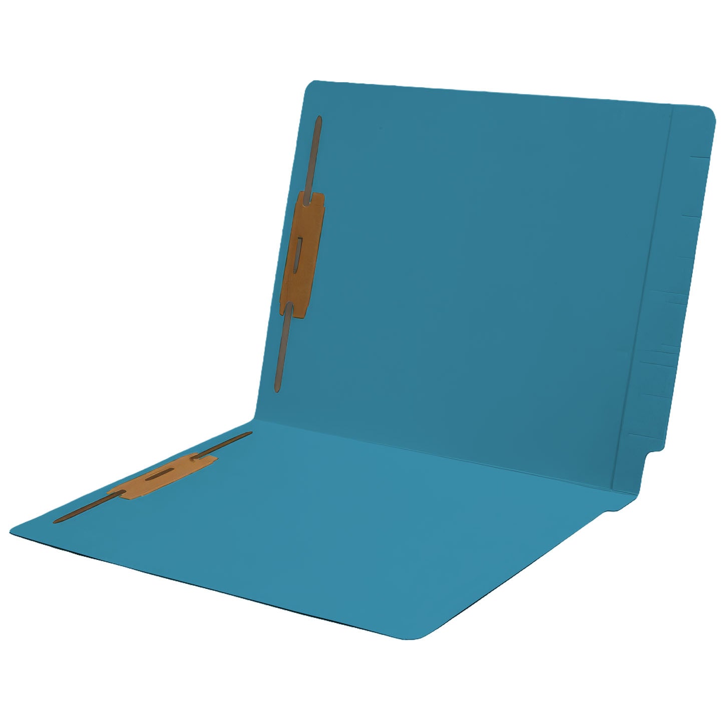 11 pt Color Folders, Full Cut 2-Ply End Tab, Letter Size, Fastener Pos #1 & #3 (Box of 50)