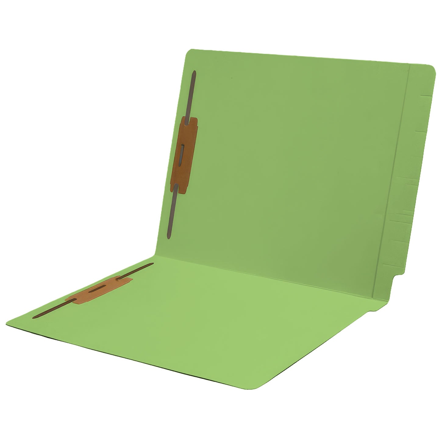 11 pt Color Folders, Full Cut 2-Ply End Tab, Letter Size, Fastener Pos #1 & #3 (Box of 50)
