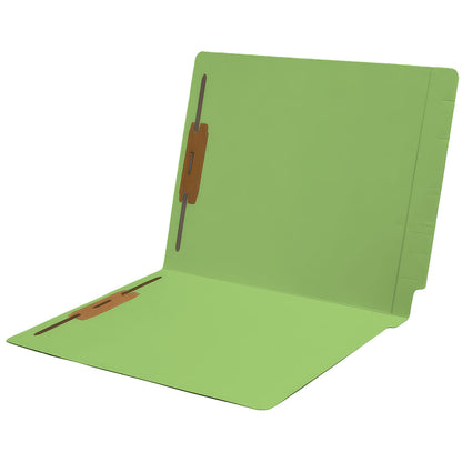 11 pt Color Folders, Full Cut 2-Ply End Tab, Letter Size, Fastener Pos #1 & #3 (Box of 50)