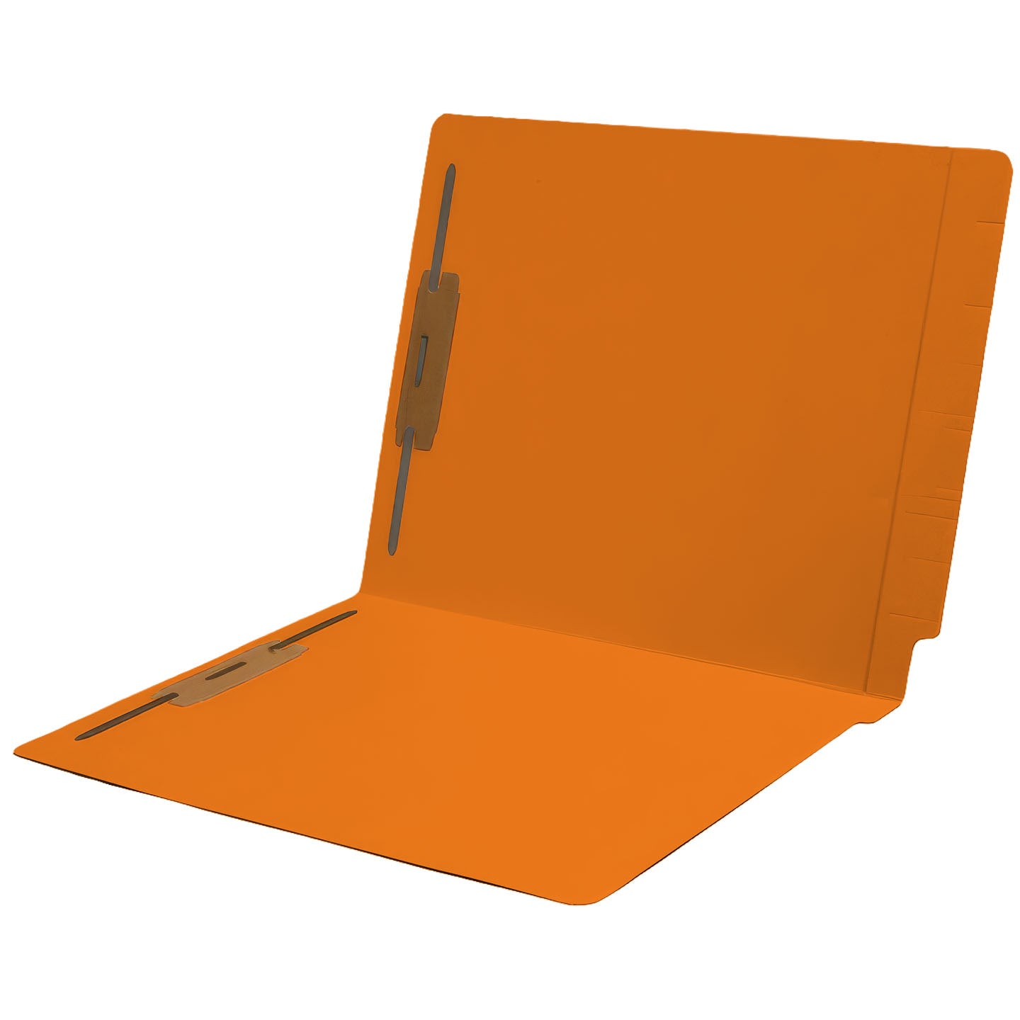 11 pt Color Folders, Full Cut 2-Ply End Tab, Letter Size, Fastener Pos #1 & #3 (Box of 50)