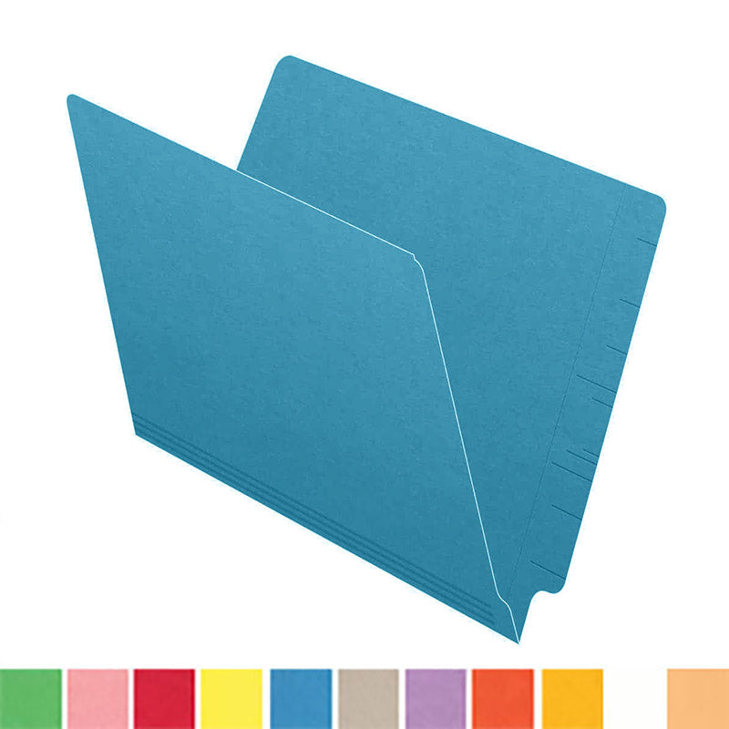 14 pt Color Folders, Full Cut 2-Ply End Tab, Letter Size (Box of 50)