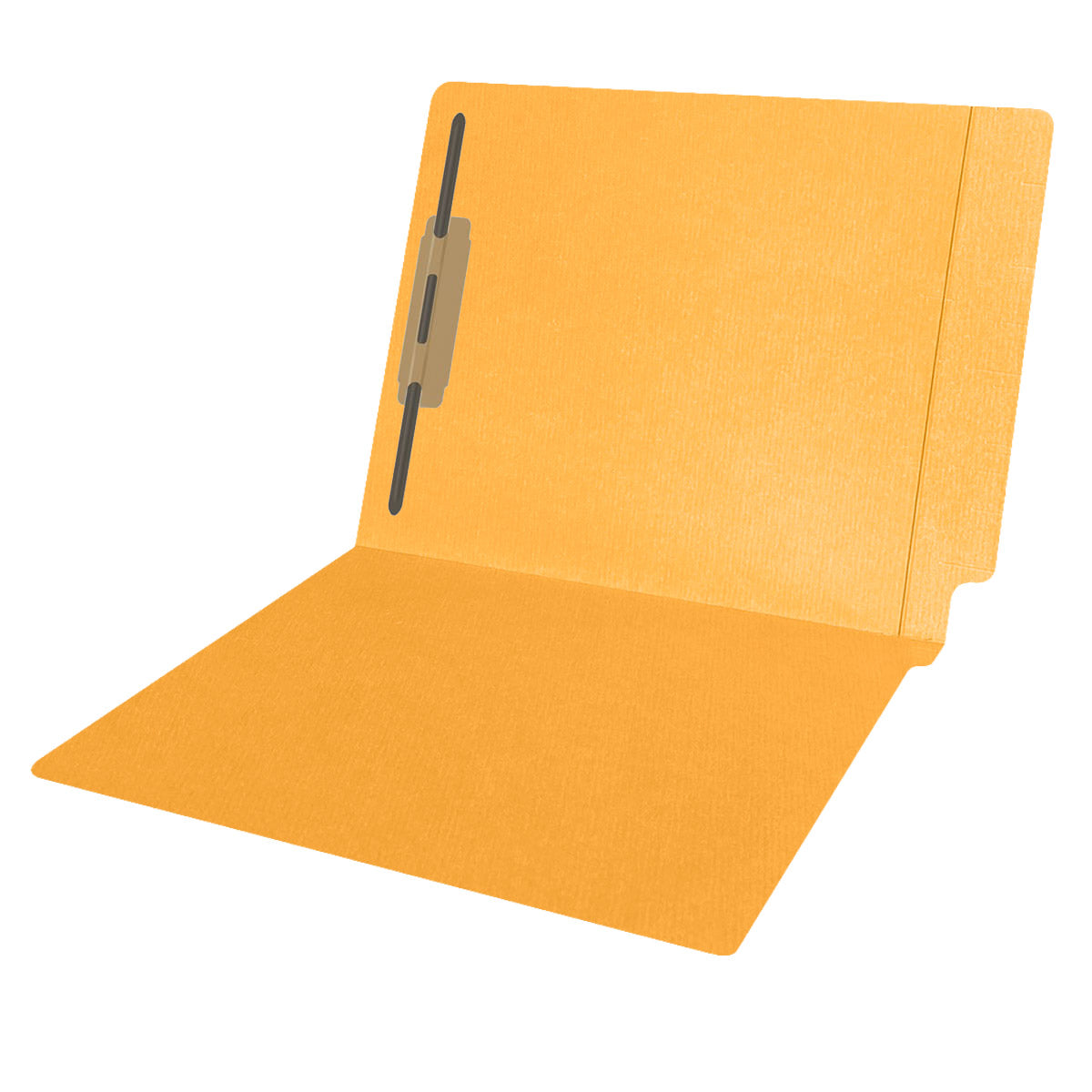 14 pt Color Folders, Full Cut 2-Ply End Tab, Letter Size, Fastener Pos #1 (Box of 50)