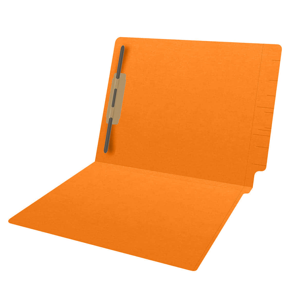 14 pt Color Folders, Full Cut 2-Ply End Tab, Letter Size, Fastener Pos #1 (Box of 50)
