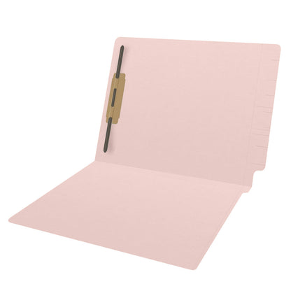 14 pt Color Folders, Full Cut 2-Ply End Tab, Letter Size, Fastener Pos #1 (Box of 50)