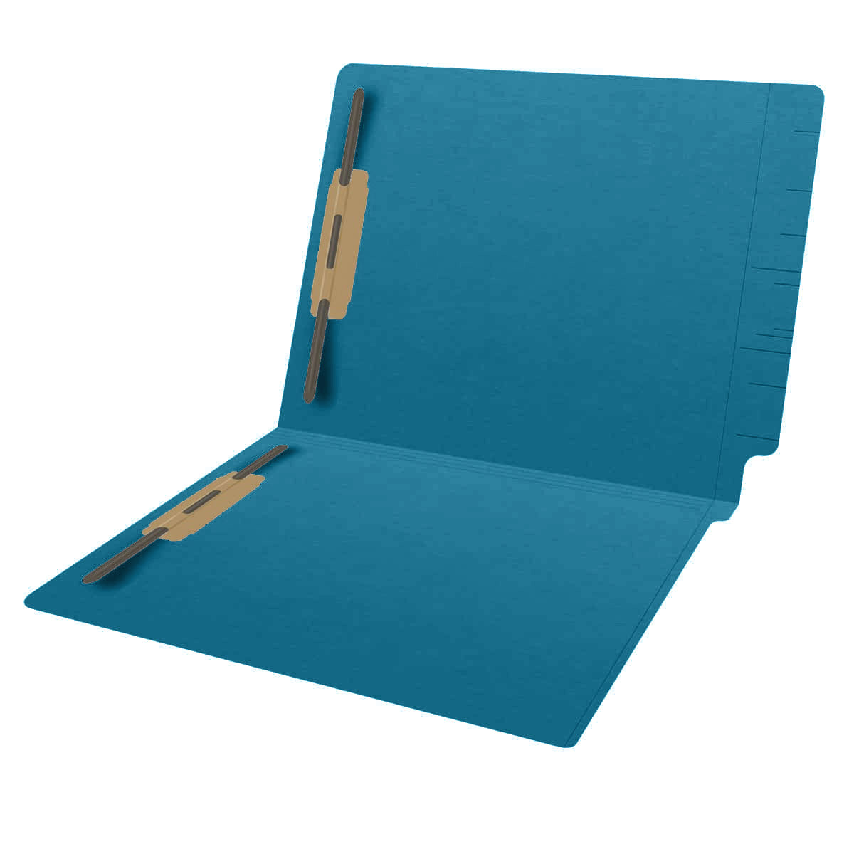 14 pt Color Folders, Full Cut 2-Ply End Tab, Letter Size, Fastener Pos #1 & #3 (Box of 50)