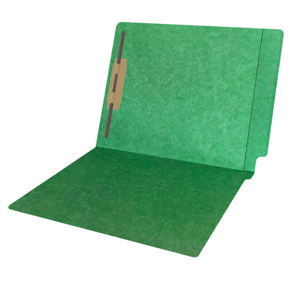 14 pt Color Folders, Full Cut 2-Ply End Tab, Letter Size, Fastener Pos #1 (Box of 50)