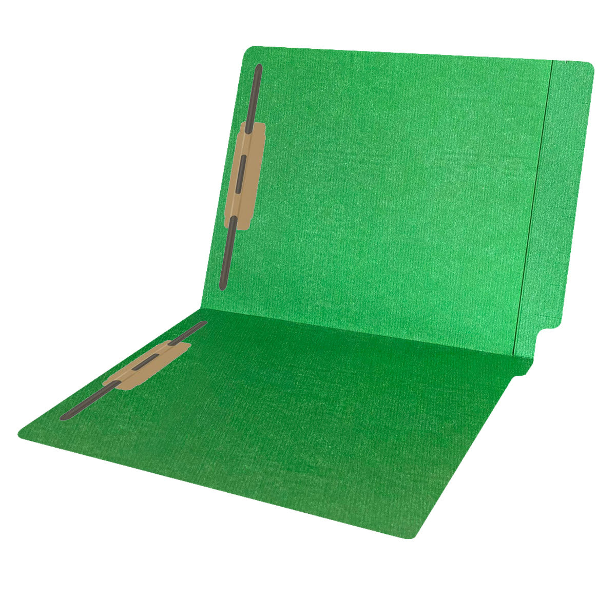 14 pt Color Folders, Full Cut 2-Ply End Tab, Letter Size, Fastener Pos #1 & #3 (Box of 50)
