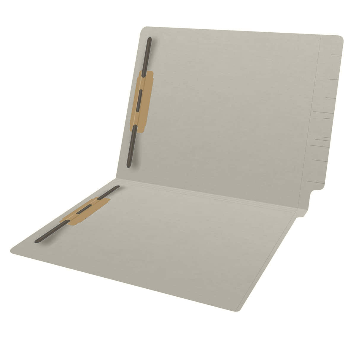 14 pt Color Folders, Full Cut 2-Ply End Tab, Letter Size, Fastener Pos #1 & #3 (Box of 50)