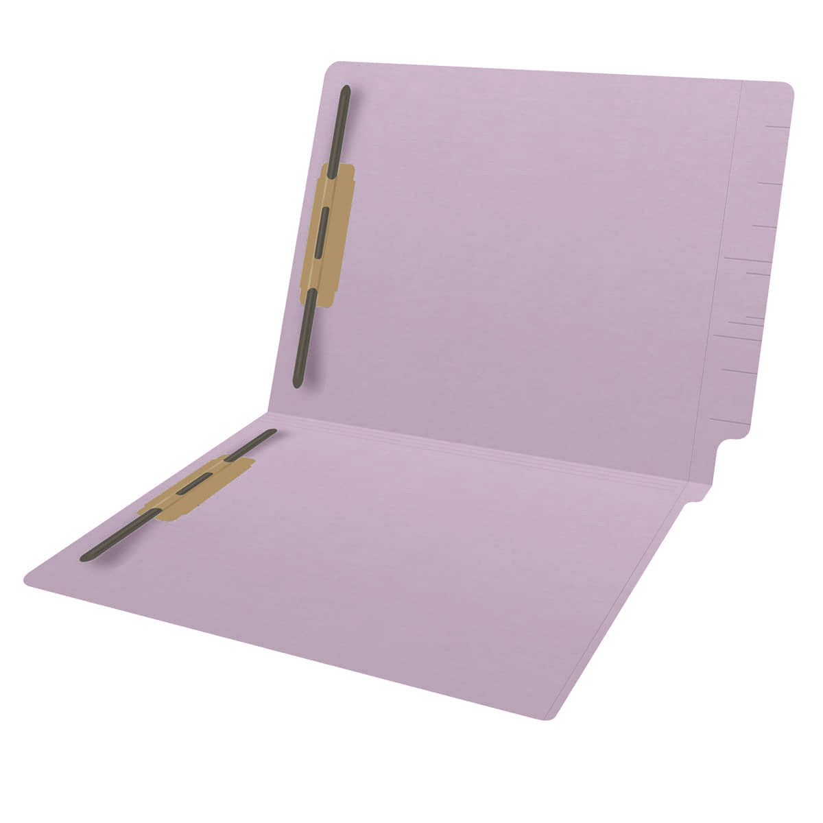 14 pt Color Folders, Full Cut 2-Ply End Tab, Letter Size, Fastener Pos #1 & #3 (Box of 50)
