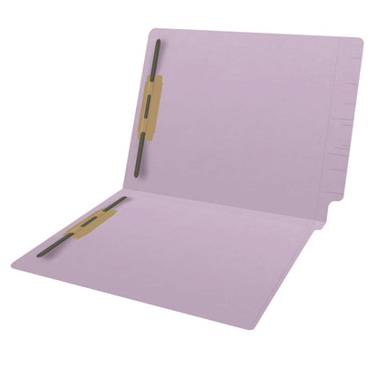 14 pt Color Folders, Full Cut 2-Ply End Tab, Letter Size, Fastener Pos #1 & #3 (Box of 50)