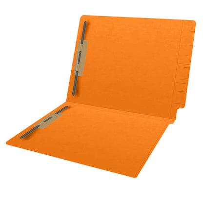14 pt Color Folders, Full Cut 2-Ply End Tab, Letter Size, Fastener Pos #1 & #3 (Box of 50)