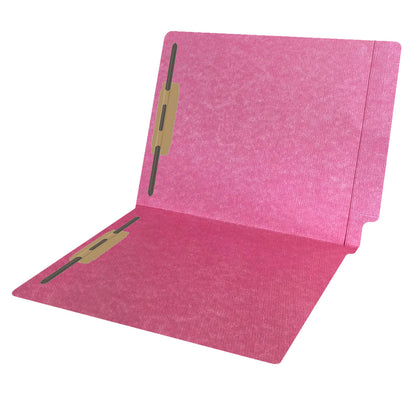 14 pt Color Folders, Full Cut 2-Ply End Tab, Letter Size, Fastener Pos #1 & #3 (Box of 50)