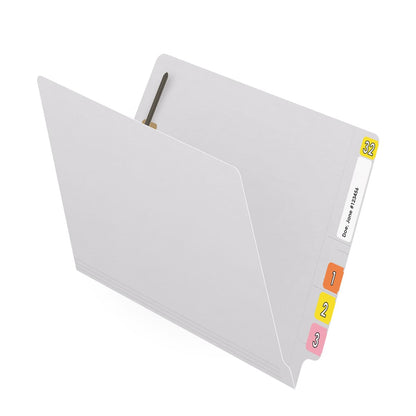 14 pt Color Folders, Full Cut 2-Ply End Tab, Letter Size, Fastener Pos #1 & #3 (Box of 50)