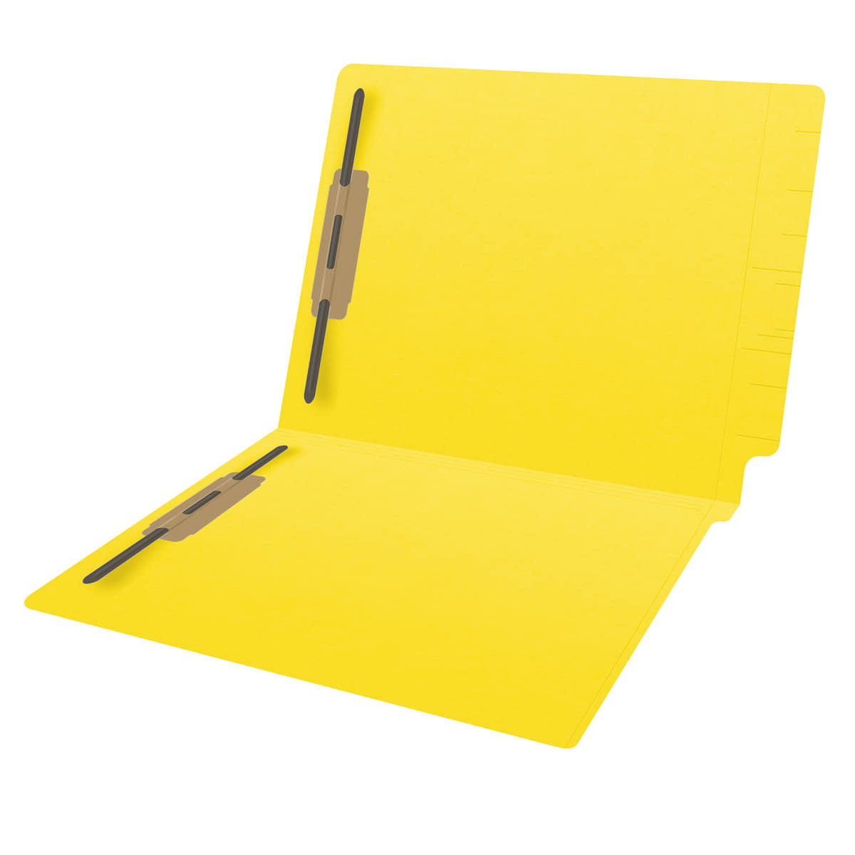 14 pt Color Folders, Full Cut 2-Ply End Tab, Letter Size, Fastener Pos #1 & #3 (Box of 50)