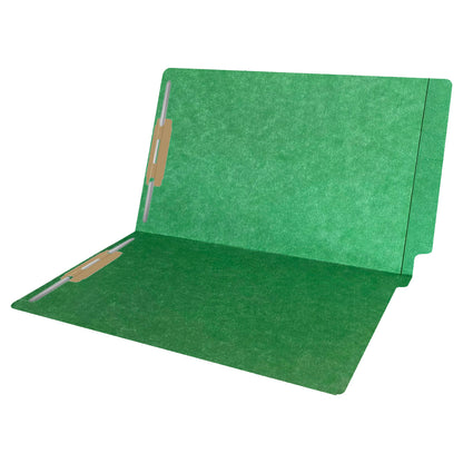 14 pt Color Folders, Full Cut 2-Ply End Tab, Legal Size, Fastener Pos #1 & #3 (Box of 50)